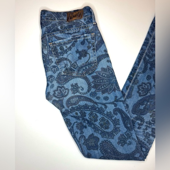 Citizens Of Humanity Womens Floral Paisley Avedon Low Rise Skinny Leg Jeans 26 - Picture 9 of 11